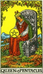 rwqueenpentacles